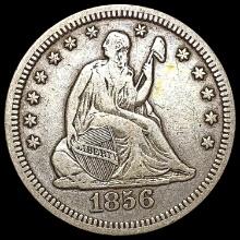 1856 Seated Liberty Quarter LIGHTLY CIRCULATED