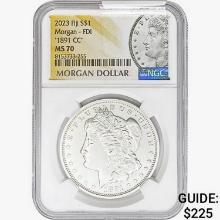 2023 "1891 CC" Privy Morgan NGC MS70 FDI