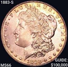 1883-S Morgan Silver Dollar GEM BU