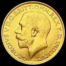 1922 Great Britain Gold Sovereign 0.2355oz CHOICE AU