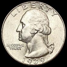 1939 Washington Silver Quarter GEM BU
