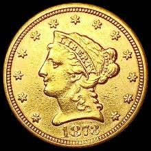 1873 $2.50 Gold Quarter Eagle CLOSELY UNCIRCULATED