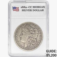 1889-CC Morgan Silver Dollar