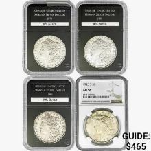 [4] 1879-1923 US Silver Dollars PCS/NGC