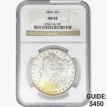 1896 Morgan Silver Dollar NGC MS65