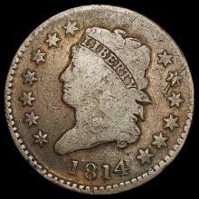 1814 Large Cent NICELY CIRCULATED