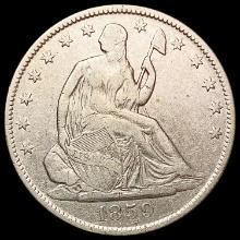 1859-O Seated Liberty Half Dollar LIGHTLY CIRCULATED