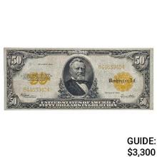 FR. 1200 1922 $50 FIFTY DOLLARS GRANT GOLD CERTIFICATE CURRENCY NOTE VERY FINE+