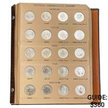 2004-2008 Wash. Statehood Quarters W/Silv. Proofs[74 Coins]