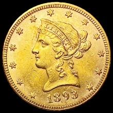 1893 $10 Gold Eagle UNCIRCULATED