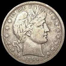 1894 Barber Half Dollar CLOSELY UNCIRCULATED