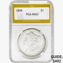 1899 Morgan Silver Dollar PGA MS63