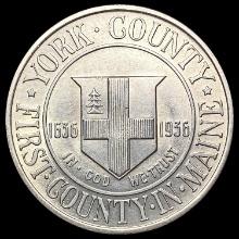 1936 York Half Dollar GEM BU