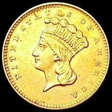 1856 Rare Gold Dollar CHOICE AU