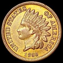 1860 Indian Head Cent CHOICE AU