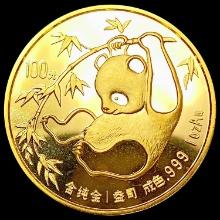 1985 China 1oz Gold Panda GEM PROOF