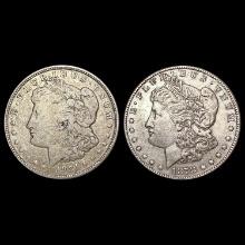 1878, 1921 Morgan Silver Dollar Collection [2 Coins] HIGH GRADE