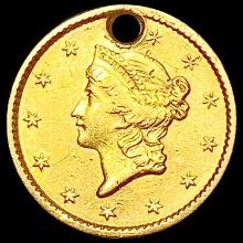 1853 Rare Gold Dollar HIGH GRADE