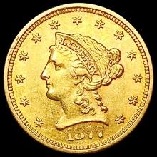 1877-S $2.50 Gold Quarter Eagle UNCIRCULATED