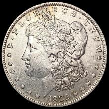 1882-O/S Morgan Silver Dollar NEARLY UNCIRCULATED