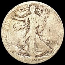 1921-S Walking Liberty Half Dollar NICELY CIRCULATED