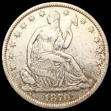 1870-S Seated Liberty Half Dollar CLOSELY UNCIRCULATED