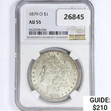 1879-O Morgan Silver Dollar NGC AU55