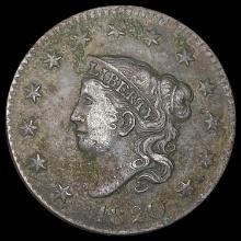 1821 Coronet Head Large Cent LIGHTLY CIRCULATED