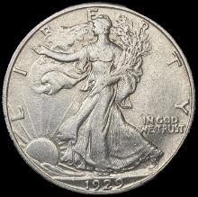 1929-S Walking Liberty Half Dollar NEARLY UNCIRCULATED