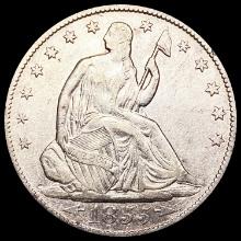 1855-O Arws Seated Liberty Half Dollar CLOSELY UNCIRCULATED