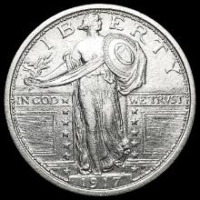 1917 T1 FH Standing Liberty Quarter UNCIRCULATED