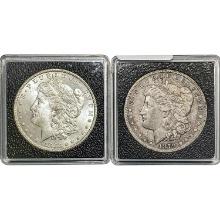 [2] 1879-CC & 1883-CC Morgan Silver Dollar