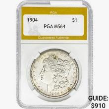 1904 Morgan Silver Dollar PGA MS64