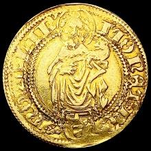 1491-93 Germany Nordlingen Fredrick III Gold .1109oz LIGHTLY CIRCULATED
