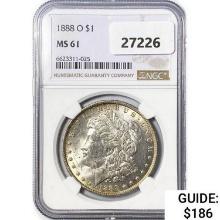 1888-O Morgan Silver Dollar NGC MS61