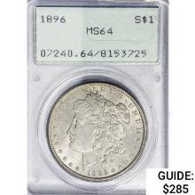 1896 Morgan Silver Dollar PCGS MS64