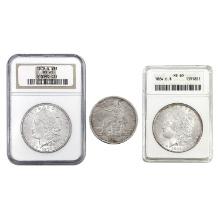 [3] 1877-1884-O [1] Trade $1, [2] Morgan $1