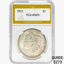 1921 Morgan Silver Dollar PGA MS65+