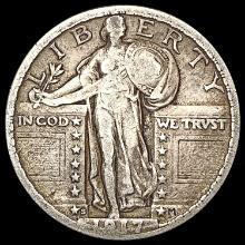 1917-S T2 Standing Liberty Quarter LIGHTLY CIRCULATED