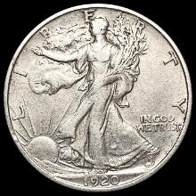 1920-S Walking Liberty Half Dollar CLOSELY UNCIRCULATED