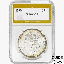 1899 Morgan Silver Dollar PGA MS63