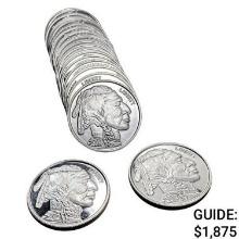 2012 1oz. Silver Buffalo Dollar Roll [20]