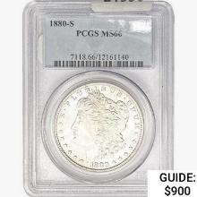 1880-S Morgan Silver Dollar PCGS MS66