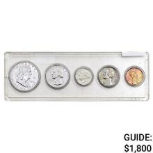 1950 [5 Coin] U.S. Proof Set