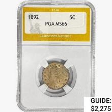 1892 Liberty Victory Nickel PGA MS66