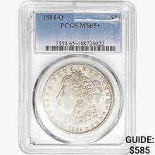 1884-O Morgan Silver Dollar PCGS MS65+