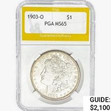 1903-O Morgan Silver Dollar PGA MS65