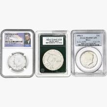 [3] 1964-1983 Silver Dollar & Half Dollars NGC/PCGS MS/PR66-70
