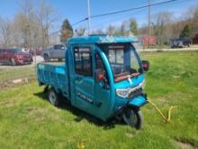 Meco Electric Tricycle Truck w/ Charger & Light Bar