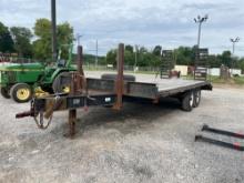 2002 14000 GVWR Trailer w/ spare tire and ramps